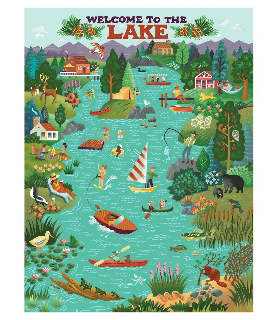 L.L.Bean New | Lake Living Puzzle, 500 Pieces