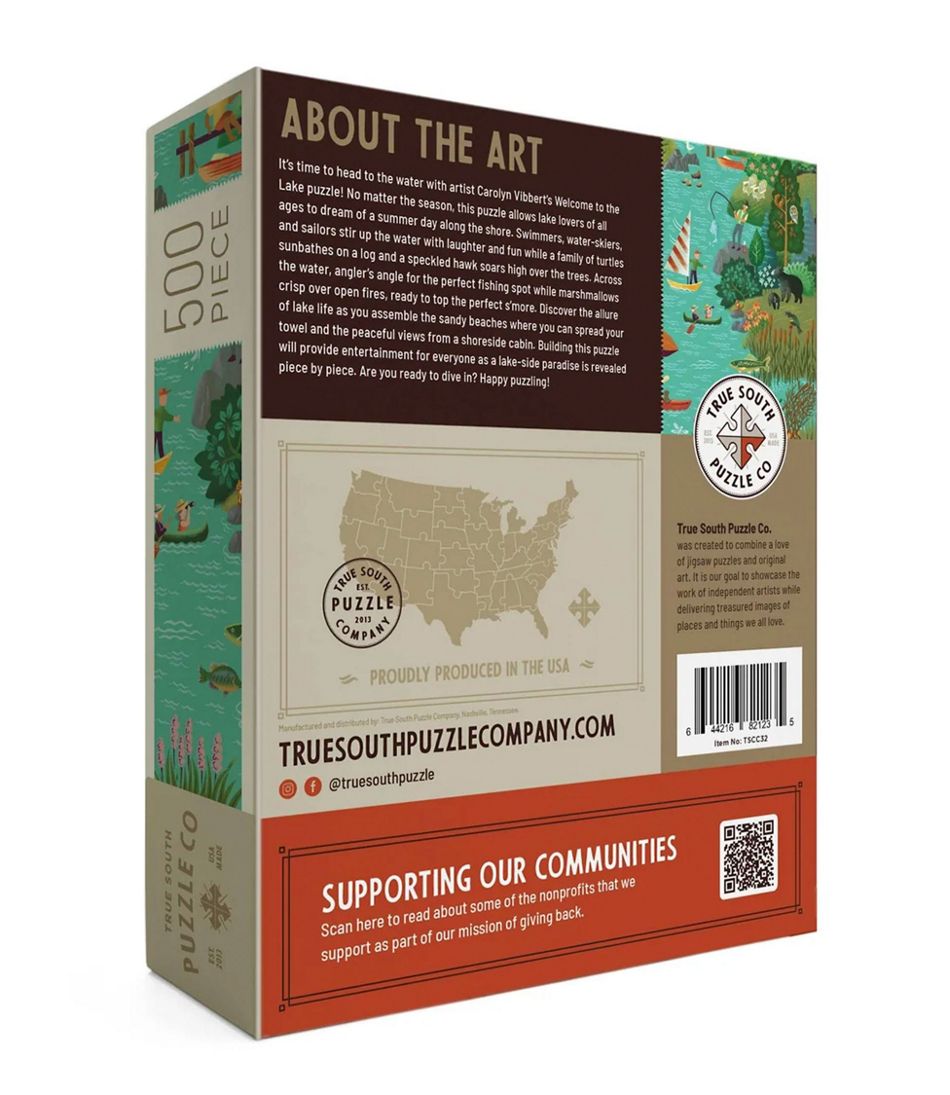 L.L.Bean New | Lake Living Puzzle, 500 Pieces
