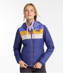 L.L.Bean New | Women's Mountain Classic Puffer Hooded Jacket, Colorblock