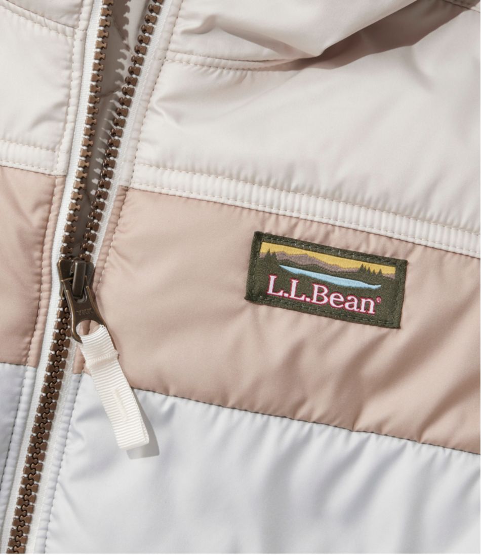 L.L.Bean New | Women's Mountain Classic Puffer Hooded Jacket, Colorblock