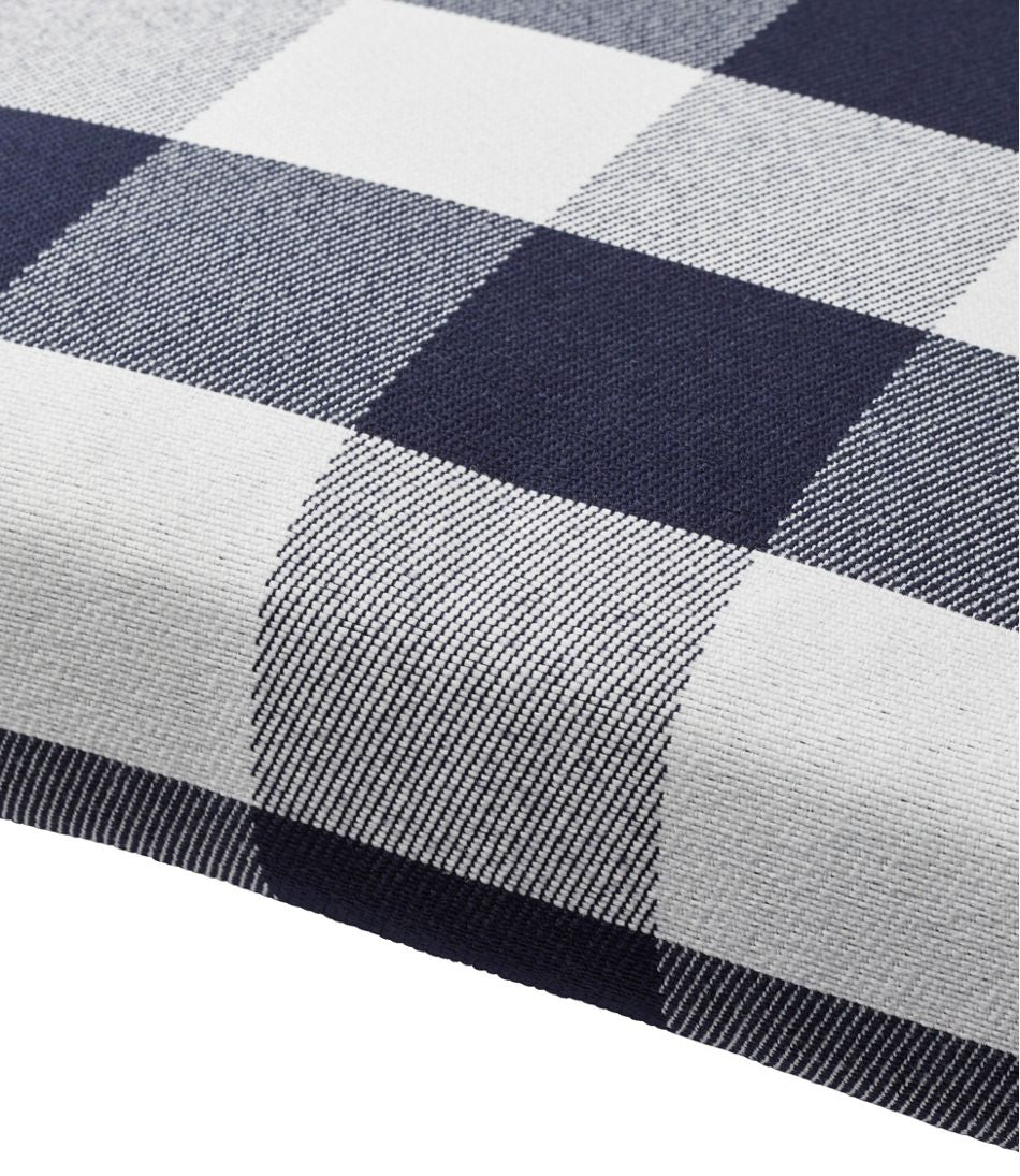 L.L.Bean Online | All-Weather Folding/Armless Chair Cushion, Buffalo Plaid