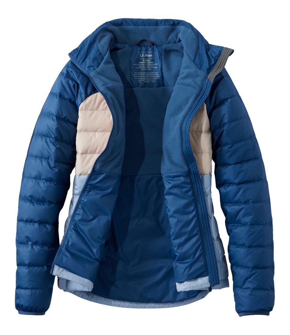L.L.Bean Discount | Women's Bean's Down Jacket, Colorblock