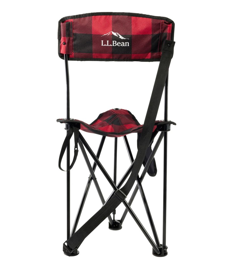 L.L.Bean On Sale | Access Camp Chair Tripod, Plaid