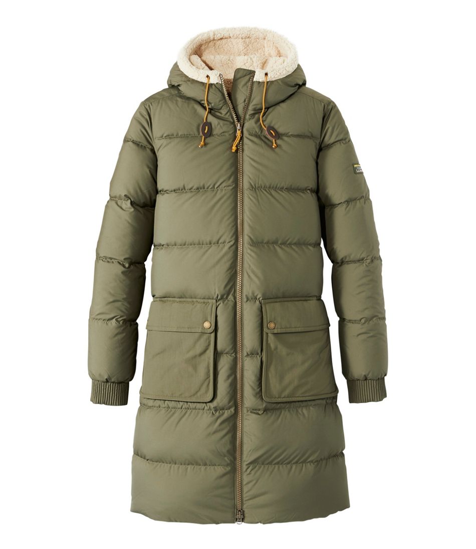 L.L.Bean Online | Women's Mountain Classic Down Coat, Sherpa-Lined