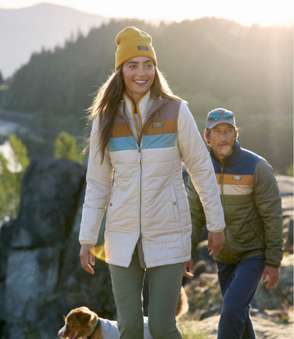 L.L.Bean On Sale | Women's Mountain Classic Puffer Coat, Colorblock
