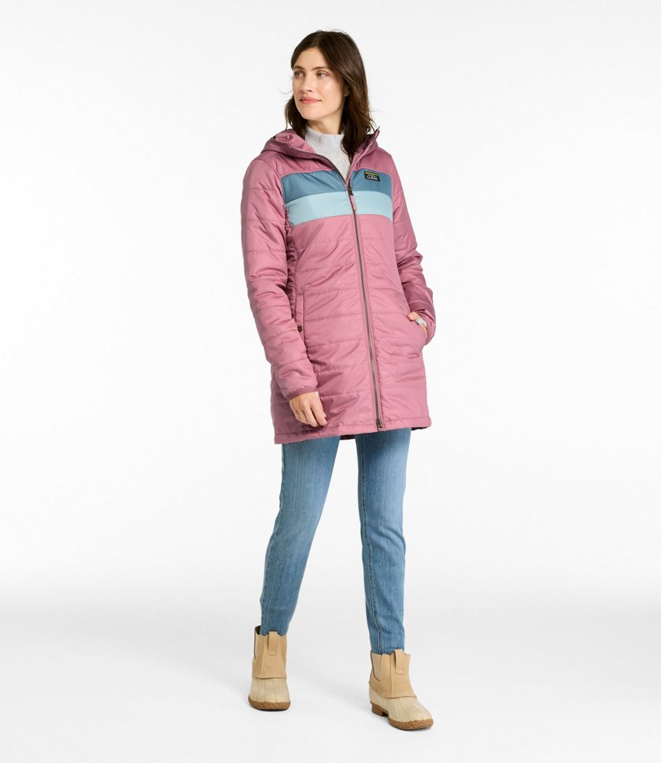 L.L.Bean On Sale | Women's Mountain Classic Puffer Coat, Colorblock