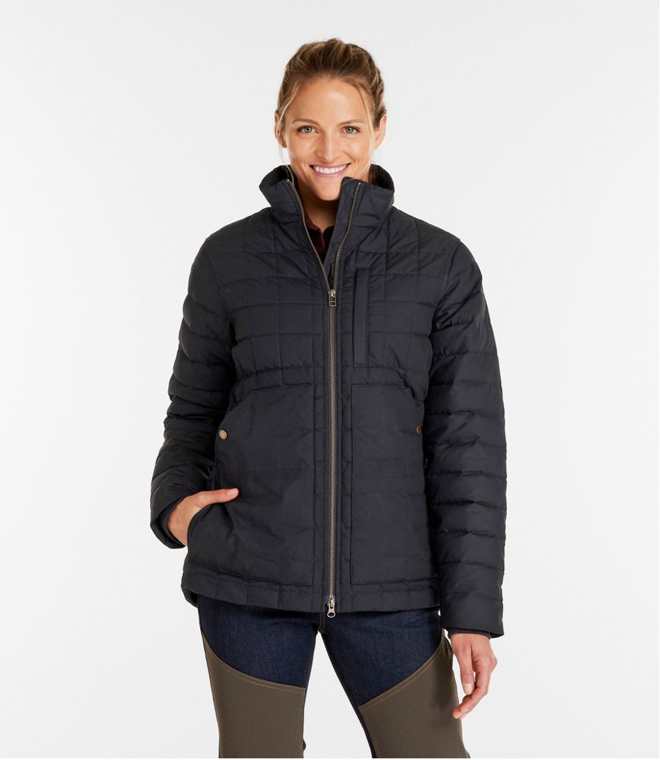 L.L.Bean US | Women's Upcountry Waxed Cotton Down Sweater