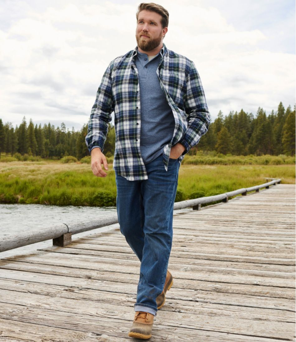 L.L.Bean On Sale | Men's BeanFlex® Jeans, Standard Athletic Fit, Straight Leg