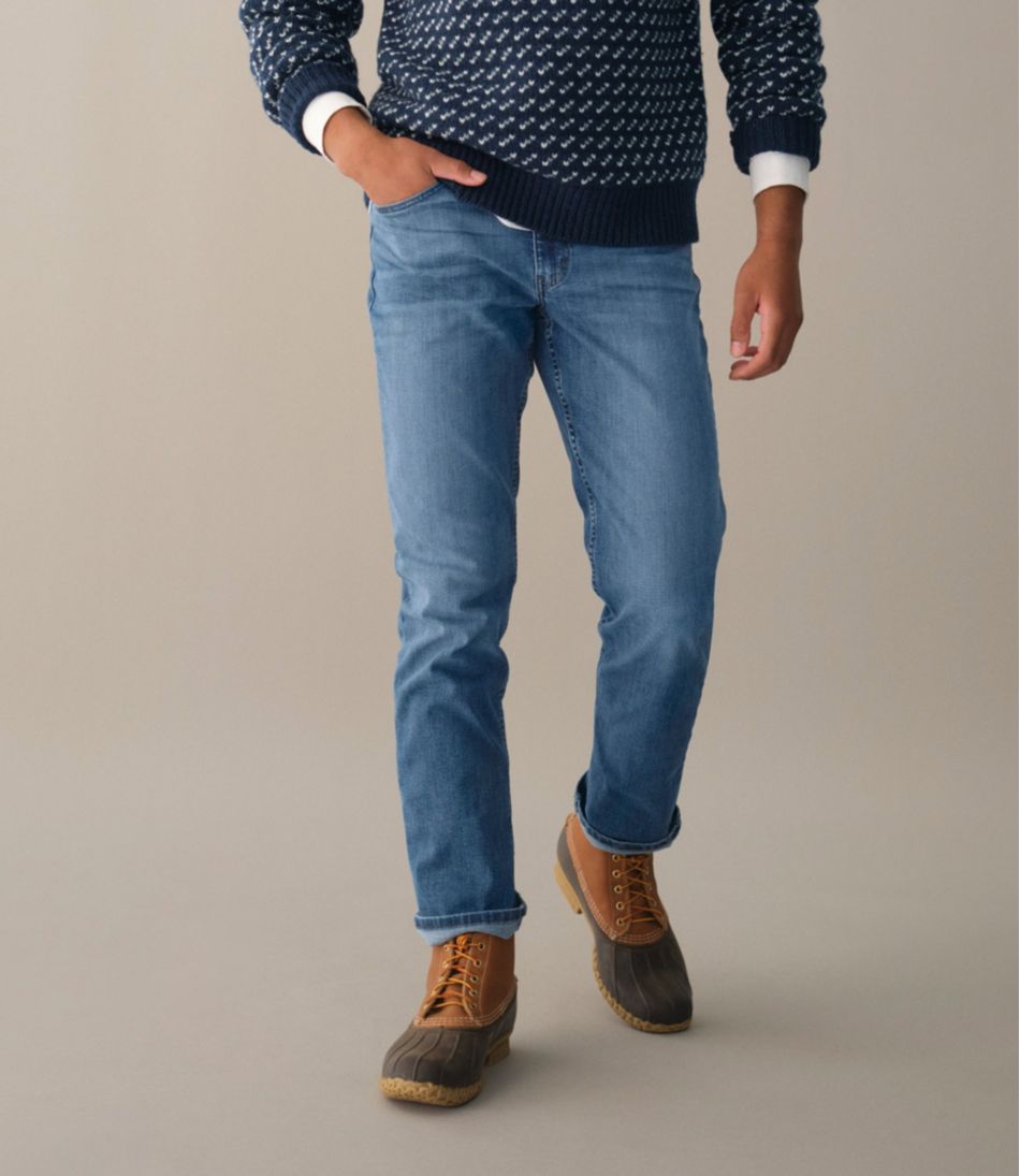 L.L.Bean On Sale | Men's BeanFlex® Jeans, Standard Athletic Fit, Straight Leg